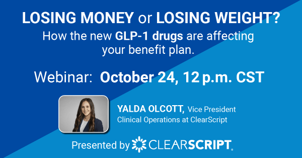 GLP-1 Weight-loss drugs webinar October 24, 12pm CST