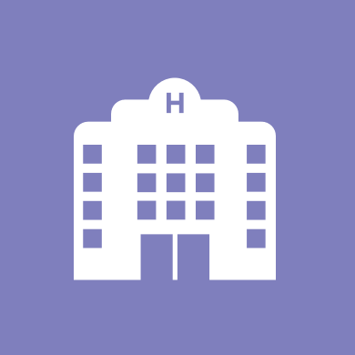 Icon of a medical building